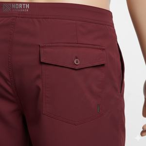 Pantalones Cortos Deportivos Casuales para Hombre, de Secado Rápido, para Entrenamiento, Cintura Media, con Cordón, de Lona, Poliéster/Algodón, Estampados - Product Image 3