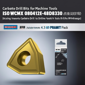 ดอกสว่านคาร์ไบด์แบบเปลี่ยนหัวได้ ISO WCMX 080412E-48D8330 สำหรับเครื่องมือกล ขนาดรู 4.3 มม. เคลือบ PVD ยี่ห้อ PRAMET บรรจุภัณฑ์ - Product Image 3