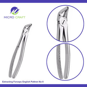 Extracting Tooth Forceps Manual Professional Use High Quality Medical Grade Stainless Steel Dull <b>Mirror</b> Finish CE Certified - Product Image 3