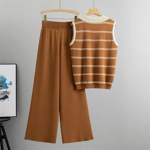 Respirant tissé numérique imprimé robe pantalon costume femmes en gros qualité supérieure doux été tenue décontracté fabrication sur mesure - Product Image 2