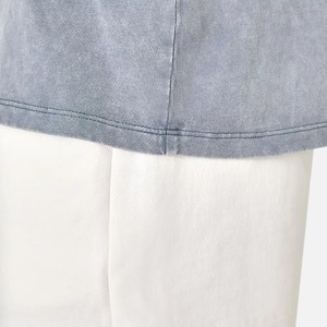 เสื้อยืดผู้ชายขนาดใหญ่พิเศษขนาดใหญ่พิเศษขนาดใหญ่พิเศษเสื้อยืดผ้าฝ้าย250GSM แนวสตรีทไซส์ใหญ่พิเศษพิมพ์ลายโลโก้ - Product Image 5