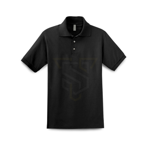 เสื้อยืดฟิตเนสผู้ชายจากโรงงานโดยตรง เสื้อโปโลฟิตเนสแขนสั้นลายเรียบแบบคัสตอม สไตล์สตรีทแวร์ ผ้าถัก - Product Image 2