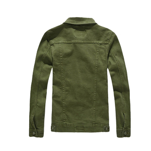 Venta al por mayor para hombre chaqueta de mezclilla de algodón diseño personalizado High Street Fashion Stand Collar chaqueta de invierno de bajo precio OEM - Product Image 2