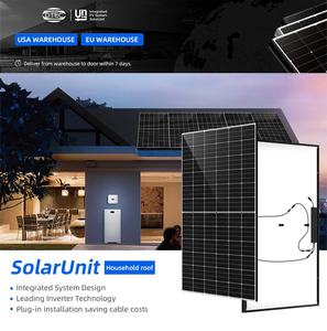 Dtec แผงโซลาร์เซลล์แบบครึ่งหน้า580 W 550 W แผงโซลาร์เซลล์แบบครึ่งหน้า182mm ชนิด N ยืดหยุ่น585 W 78TR biefacial 580 W 550 W O Point - Product Image 6