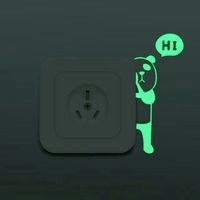 Pegatinas de Vinilo Reflectantes Fluorescentes Verdes, Resistentes al Agua, Ecológicas, de PVC, con Impresión de Logotipo Personalizado, de Larga Duración, para Decoración del Hogar
