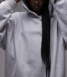 Nouveau arrivé 2025 100% coton femmes sweats à capuche Anti-boulochage logo imprimé personnalisé surdimensionné anti-rides respirant dames sweats à capuche - Product Image 4