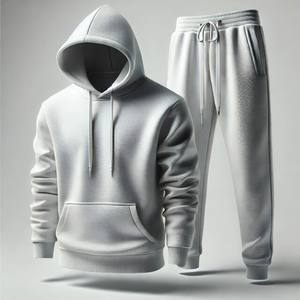 ชุดกีฬา unisex ชุดวอร์มผ้าฝ้าย50% 50% โพลีเอสเตอร์ฤดูหนาวเสื้อวอร์มคู่ออกแบบได้ตามต้องการ - Product Image 1