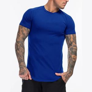 Camiseta para hombre de algodón transpirable, camiseta de manga corta para gimnasio, camiseta ajustada de verano para hombre - Product Image 2