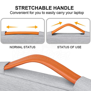 Tas pembawa tahan guncangan lengan Laptop perjalanan pabrikan Pakistan dengan pegangan untuk <span class=keywords><strong>Notebook</strong></span> - Product Image 4