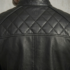 Chaqueta de Cuero Premium para Hombre, con Acabado Cómodo, Construcción Duradera, Logotipo Personalizado, Prenda Exterior de Cuero Genuino con Acabado Suave - Product Image 6