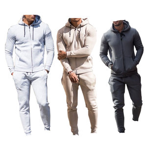 Nouvel Arrivage Survêtement Polaire à Capuche pour Homme Hiver Décontracté Coton/Polyester Respirant Couleur Unie Impression Logo Personnalisé - Product Image 6