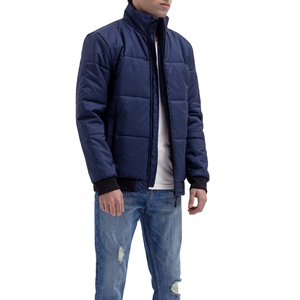Unisex Waterproof Breathable Anti-Bacterial Hooded Puffer <b>Jacket</b> <b>Zipper</b> Solid Color Full Sleeve Stand Material for Winter 2026 - Product Image 1