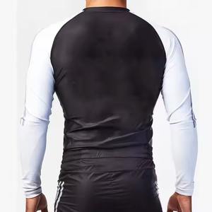 2025 personalizado BJJ Rash Guard poliéster transpirable sublimación impresa alta calidad diseño personalizado Rashguard hombres Rash Guard - Product Image 2