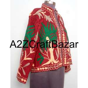 Chaqueta Cotrise Bordada a Mano, Diseño Vintage, Ecológica, Transpirable, Forrada de Algodón, Ropa de Abrigo para Invierno, Primavera y Verano, para Fiestas - Product Image 4