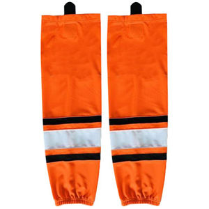 Chaussettes d'entraînement pour équipe de hockey sur glace de qualité supérieure, vêtements de sport d'extérieur, nom d'équipe personnalisé, taille personnalisée, 100% polyester, antibactérien - Product Image 2