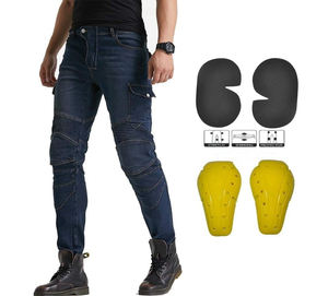 Personalizado Hip Hop algodón personalizado de gran tamaño de peso pesado recto de pierna ancha pantalones vaqueros para los hombres - Product Image 6