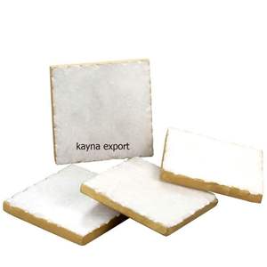 Sous-verres en métal fantaisie, motif design, nickelé avec texture unique, lot de 6, écologiques, diamètre 100 mm, pour la maison et les cafés, en promotion - Product Image 6