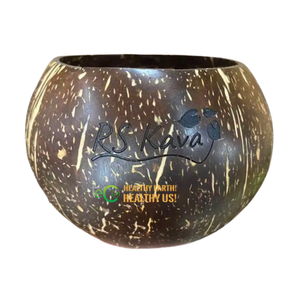 ชามกะลามะพร้าวออร์แกนิกทำด้วยมือชามขัดเงาเป็นมิตรต่อสิ่งแวดล้อมพร้อมช้อนสำหรับเสิร์ฟขนมข้าวหรือสลัดผลไม้สำหรับงานปาร์ตี้ - Product Image 3