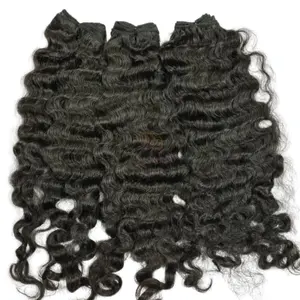 Vente en gros 32 pouces paquets de cheveux bouclés crépus cheveux vietnamiens bruts meilleure qualité pour Texas Usa salon de coiffure