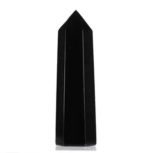 2022 Trend produkte Black Obsidian Tower Obelisk Generator Feng Shui spirituelle Verbindung und Schutz sehr starke Fähigkeit