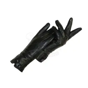 Custom Made Men And Women Sheep Leather Dress Gloves Fashion Dress Gloves Best Selling Adjustable Dress Leather Gloves