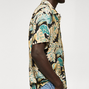 High Quality Casual Men's Full Sleeve Breathable Quick Dry Beach <b>Shirts</b> <b>Button</b> Down OEM Custom Sublimated Design Beachwear - Product Image 5