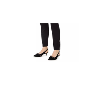 Pantaloni da Donna JM con Controllo Pancia e Bottoni, Neri, Taglia Media, Parte della Collezione - Product Image 3