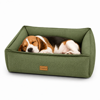 Premium Hundebett Weiches Kissen-Haustierbett Komfortables Welpen- und Katzenbett Indoor-Schlafkissen Waschbares Haustier-Sofa für Großhandel OEM ODM