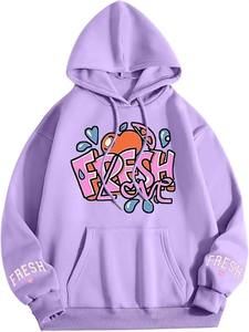 Pull à Capuche Confortable et Doux Broderie Classique de Dessin Animé 3D pour l'Hiver avec Logo Personnalisé à la Mode - Product Image 4