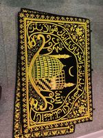 Tapis brodé Zari ensemble de tapis en pierres précieuses semi-précieuses pour votre maison élégant de luxe fabriqué à la main