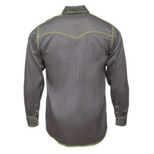 เสื้อเชื่อมแขนยาวแบบตะวันตก ทนไฟ ผลิตจากโรงงาน ชุดป้องกันไฟไหม้ ผลิตจากผ้าฝ้ายที่สวมใส่สบาย - Product Image 3