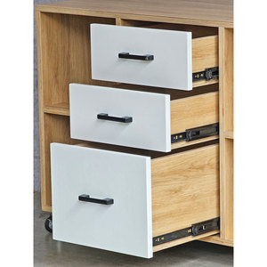 Contemporary 100x40x60cm Mobile Personal <b>Locker</b> (TCN68047)-Plywood - Product Image 6