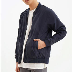 Nueva Chaqueta Bomber de Lona 100% Algodón con Cuello Alto, Personalizada para Otoño, con Logotipo Frontal, Venta al Por Mayor, Tallas Grandes para Hombre, Hecha en Pakistán - Product Image 4