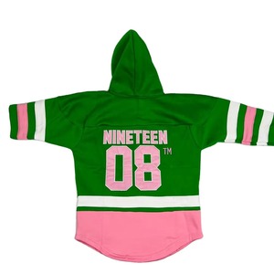 Sweat-shirt à capuche en molleton épais brodé AKA 1908 Green Hockey - Unisexe - Streetwear |   pour les sororités - Product Image 2
