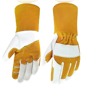 Gants de soudure en cuir de vachette pleine fleur de qualité supérieure, design premium, thermiques, respirants, sportifs, pour la sécurité en extérieur (vente en gros) - Product Image 3