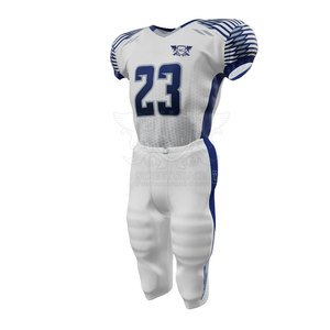 Dernière conception de l'uniforme de football américain pour les jeunes avec motif de drapeau short respirant Nouveau style au prix de gros - Product Image 6