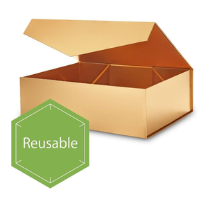 Caja de regalo de 13,5x9x4,1 pulgadas, caja de regalo grande con tapa, caja de propuesta de dama de honor, caja de regalo resistente, caja de regalo plegable - Product Image 3