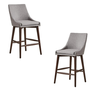 เก้าอี้รับประทานอาหารดีไซน์เรียบง่ายทันสมัยสำหรับใช้ในบ้านกลางแจ้งชุดร้านอาหารพร้อมเบาะไม้นุ่มสำหรับโรงแรม - Product Image 5