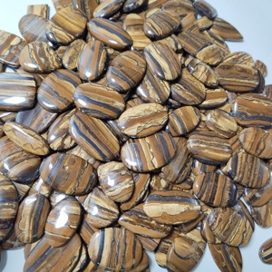 Pierre précieuse naturelle IronTiger Merveilleux cristal de tigre de fer pierre de guérison en vrac pour bijoux accessoires pour faire des pièces étonnantes - Product Image 3