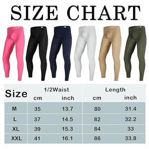 กางเกงรัดรูปสำหรับผู้ชายเลกกิ้งสำหรับวิ่งออกกำลังกาย - Product Image 6