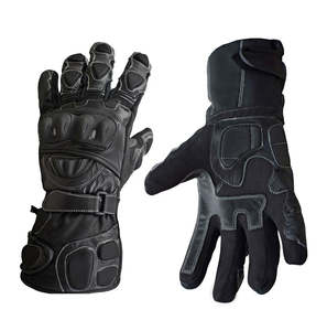 Guantes de moto de cuero genuino Guantes de carreras de motos Guantes de moto hechos a medida para hombres - Product Image 4