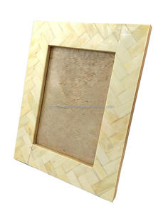 High Quality Modern Vintage Bone Inlay Handcrafted <b>Canvas</b> Photo <b>Frame</b> by Indian Supplier for Gift or Home Display - Product Image 2