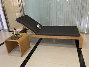 Ensemble de chaises longues en poly rotin moderne PRSB-VF16 pour appartement, extérieur, hôtel, villa, salon, chambre, parc - Product Image 3