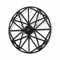 Jam Dinding Mewah Gaya Antik Modern dengan Mesin Quartz Silent Sweep, Pelat Tebal 30mm, Jarum Besi Metalik untuk Ruang Tamu