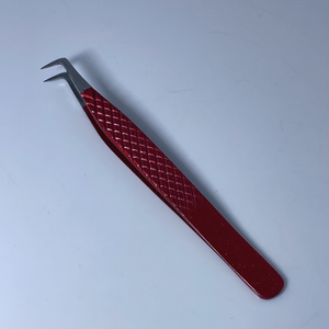 Pince à cils en acier inoxydable de qualité supérieure droite et incurvée - Product Image 1