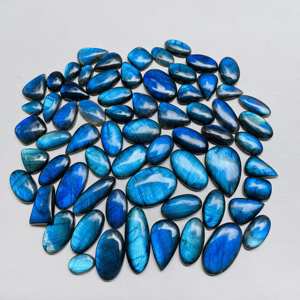 Pierre précieuse Labradorite bleue naturelle de belle qualité à facettes coupe taille libre fabrication de bijoux en vrac lot de gros disponible - Product Image 1