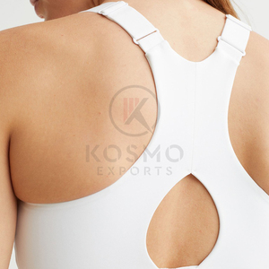 Sujetador deportivo personalizado de alta calidad para mujer, transpirable, a prueba de viento, secado rápido, Spandex/poliéster, ropa de gimnasio para Fitness, Yoga, entrenamiento - Product Image 6