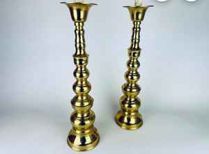 Portavelas Decoración de la biblioteca del hogar Portavelas de aluminio para mesa de jardín para el hogar de la boda, Portavelas - Product Image 6