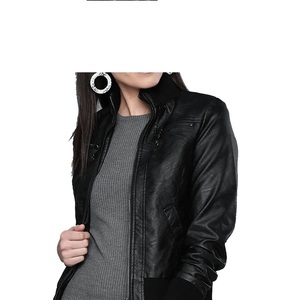 Chaqueta acolchada de lana para mujer de calle alta personalizada, cuello levantado, último diseño, piel de oveja transpirable para invierno disponible - Product Image 5