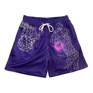 Short de basket-ball en maille de polyester personnalisé de haute qualité avec impression sur toute la surface - Product Image 5